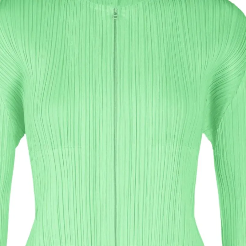 PLEATS PLEASE ISSEY MIYAKE Jackets & Coats Women's Green-4