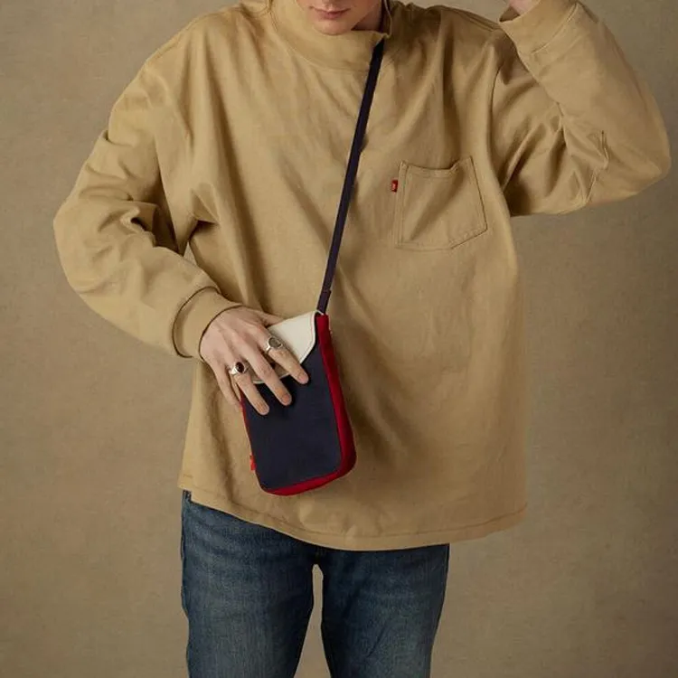 Levi's Cotton Shoulder Bag, Crossbody Bag Regular Men's Multicolor-4
