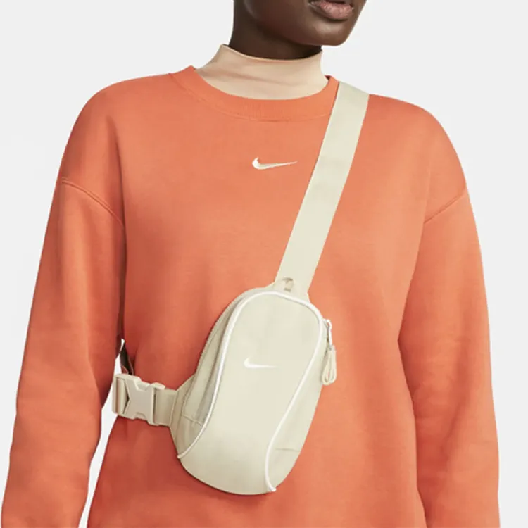 Nike Fabric One Shoulder Crossbody Bag, Sling Bag Regular Unisex Ecru-1