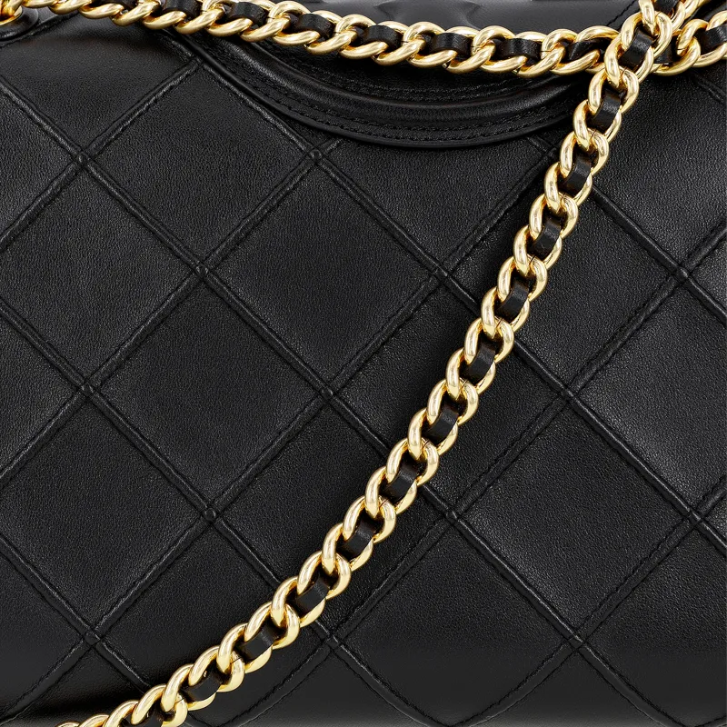TORY BURCH Fleming Soft Convertible Shoulder Bag Black-4