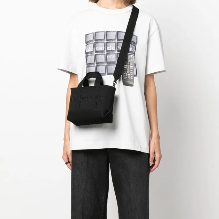 Alexander Wang Ryan Ribbed Knit Mini Tote Bag-6