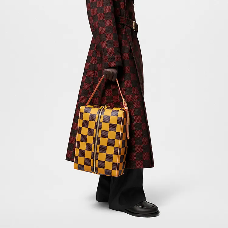 LOUIS VUITTON Shoes Bag Damier Pop Yellow-7