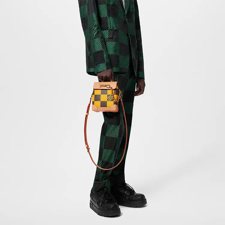 LOUIS VUITTON Nano Steamer Damier Pop Yellow-7