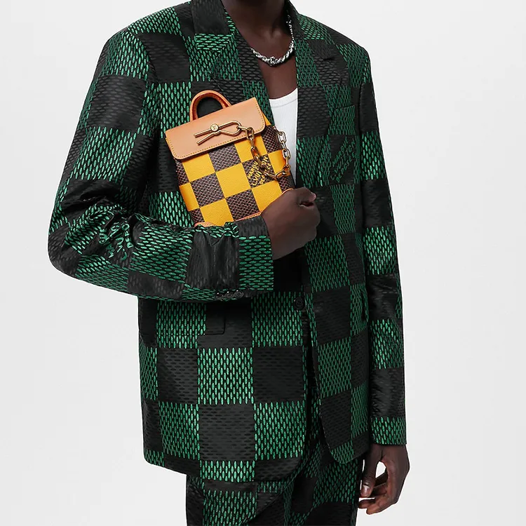 LOUIS VUITTON Nano Steamer Damier Pop Yellow-6