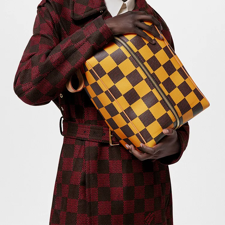 LOUIS VUITTON Shoes Bag Damier Pop Yellow-8