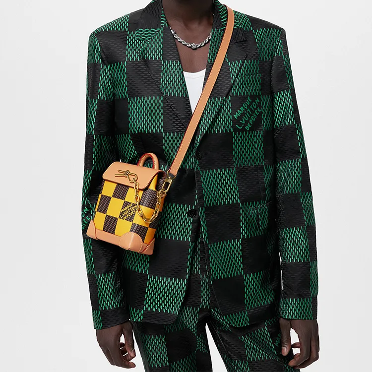 LOUIS VUITTON Nano Steamer Damier Pop Yellow-5