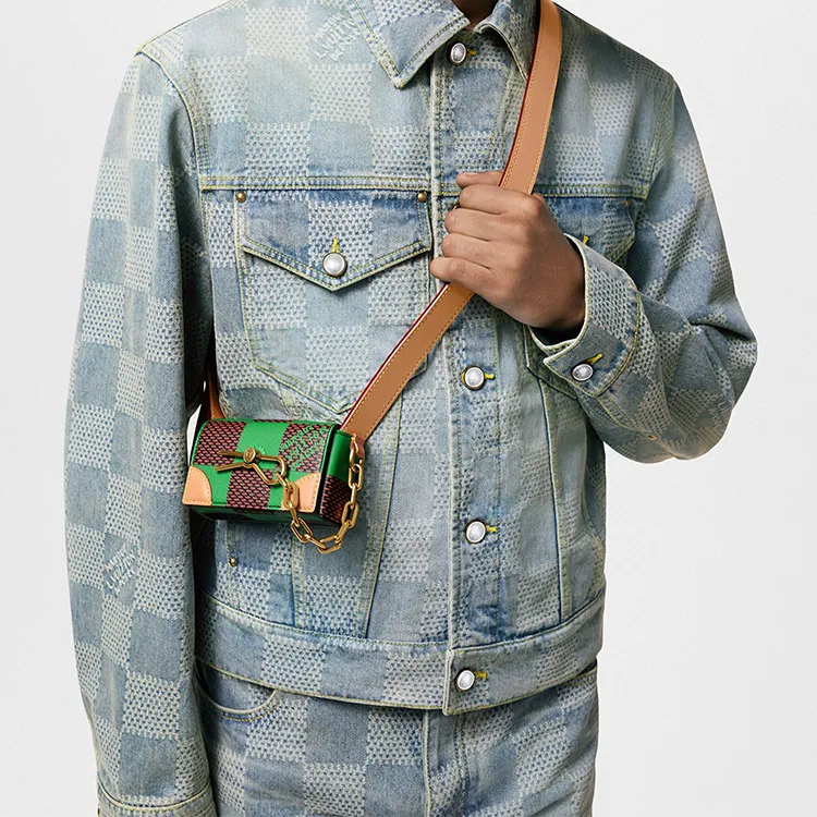 LOUIS VUITTON Micro Steamer Damier Pop Green-7