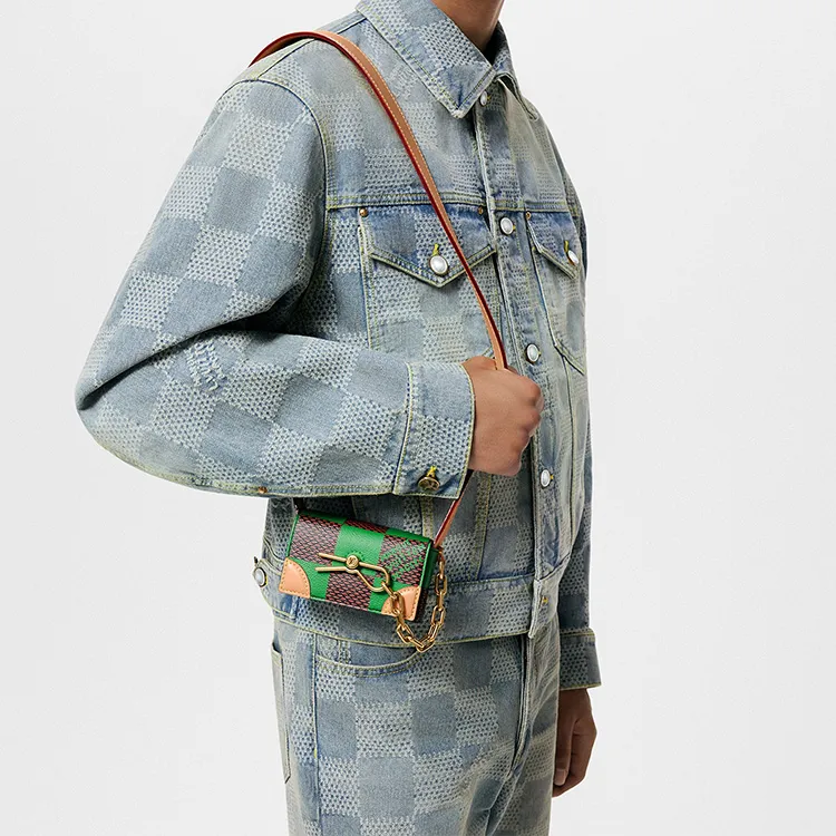LOUIS VUITTON Micro Steamer Damier Pop Green-6