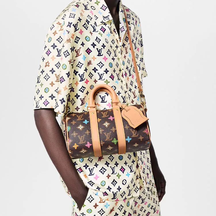 LOUIS VUITTON By Tyler The Creator Keepall Bandouliere 25 Chocolate Craggy Monogram-8