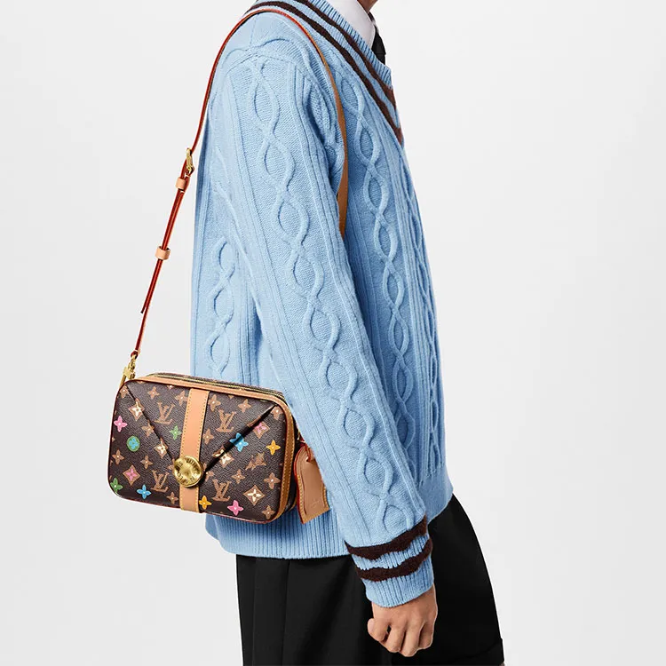 LOUIS VUITTON By Tyler The Creator Envelope Messenger Chocolate Craggy Monogram-8