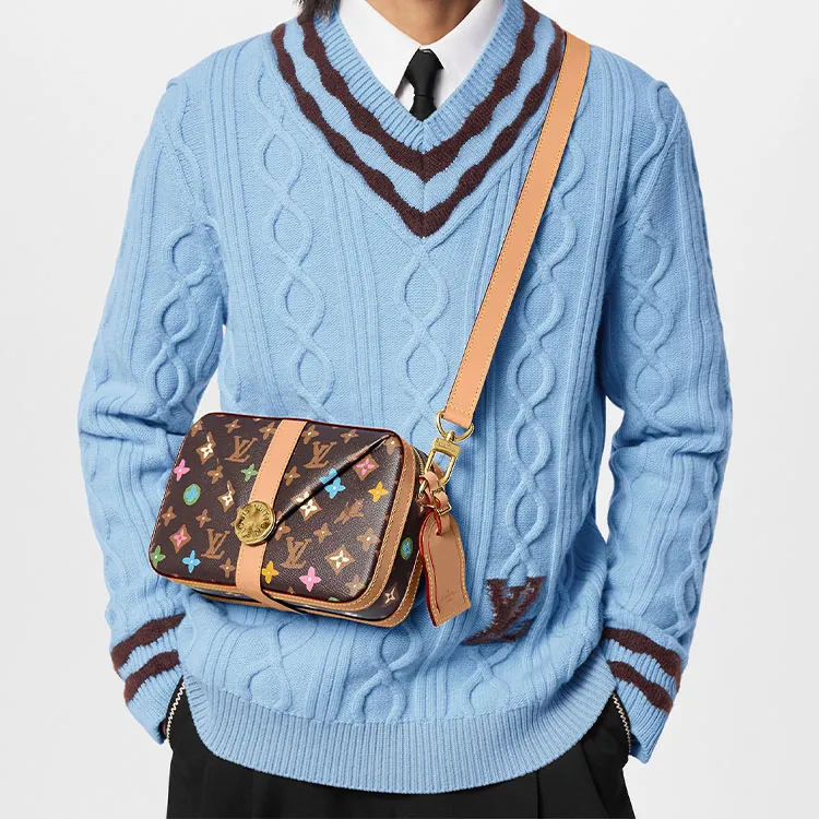 LOUIS VUITTON By Tyler The Creator Envelope Messenger Chocolate Craggy Monogram-7