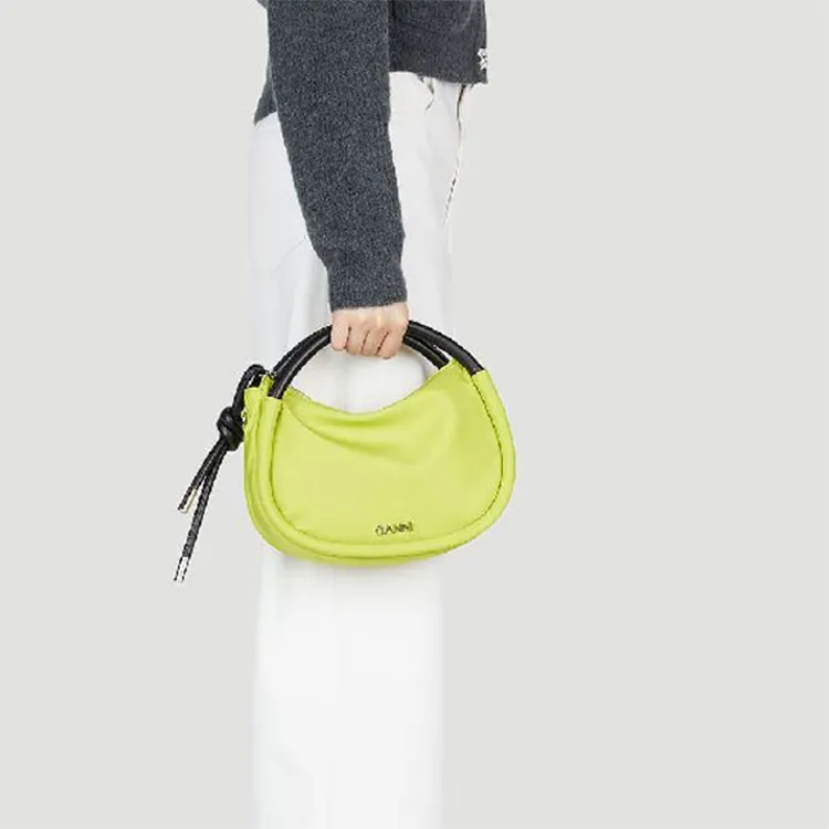 GANNI Technical Fabric Shoulder Bag Crossbody Bag Mini Women's Green-6