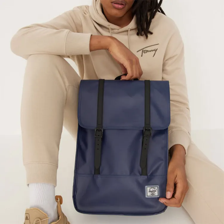 Herschel Waterproof And Rainproof Series Eco friendly Fabric Backpacks Regular Unisex Classic Indigo-4