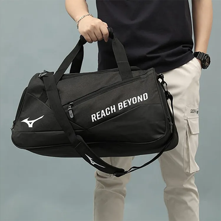 Mizuno Polyester Golf Bag Clothing Bag Handbag Shoulder Bag Large Size Unisex Black-4