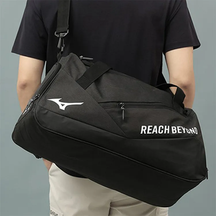 Mizuno Polyester Golf Bag Clothing Bag Handbag Shoulder Bag Large Size Unisex Black-3