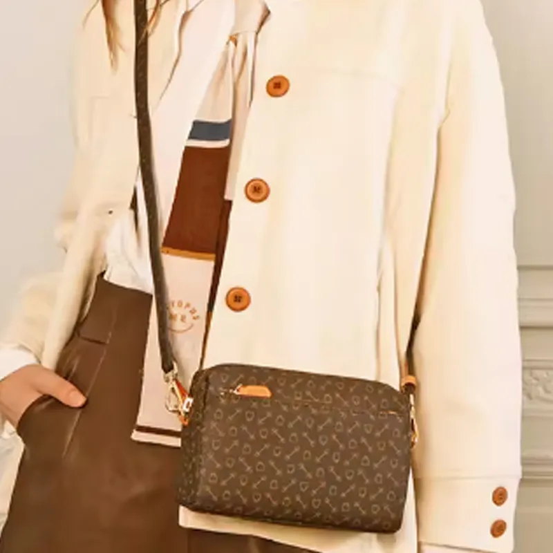 Why PVC Shoulder Bag, Crossbody Bag Small Size Women's Milk Tea & Rice/Coffee/Apricot-10