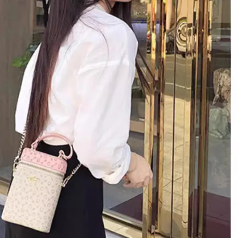 Why PVC Shoulder Bag Women's Apricot & Pink/Coffee & Pink/Coffee & Brown-8