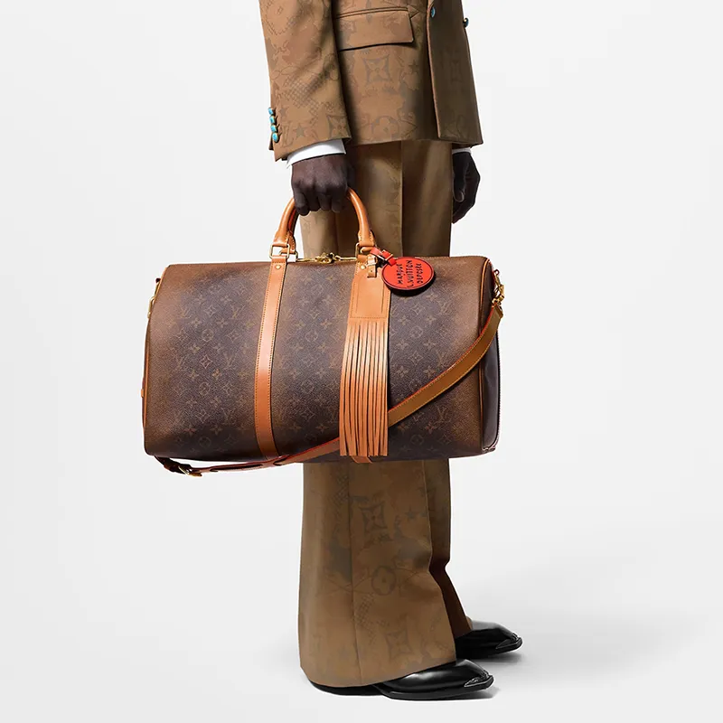LOUIS VUITTON Keepall Bandouliere 50 Monogram Dust-5
