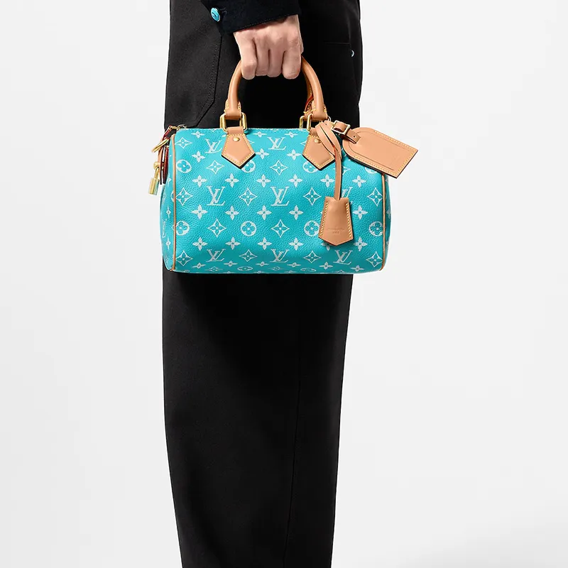 LOUIS VUITTON Speedy P9 Bandouliere 25 Turquoise-6