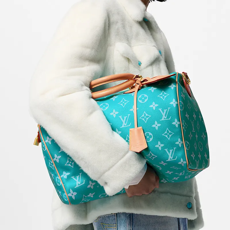 LOUIS VUITTON Speedy P9 Bandouliere 40 Turquoise-7
