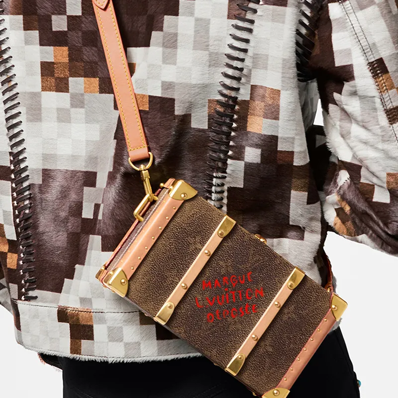 LOUIS VUITTON Wallet Trunk Monogram Dust-6