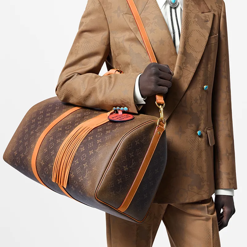 LOUIS VUITTON Keepall Bandouliere 50 Monogram Dust-4