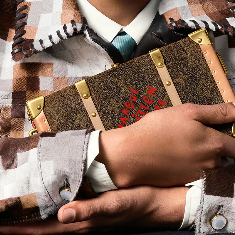 LOUIS VUITTON Wallet Trunk Monogram Dust-7