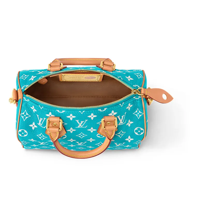 LOUIS VUITTON Speedy P9 Bandouliere 25 Turquoise-3