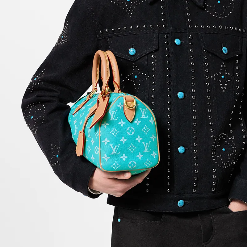 LOUIS VUITTON Speedy P9 Bandouliere 25 Turquoise-8