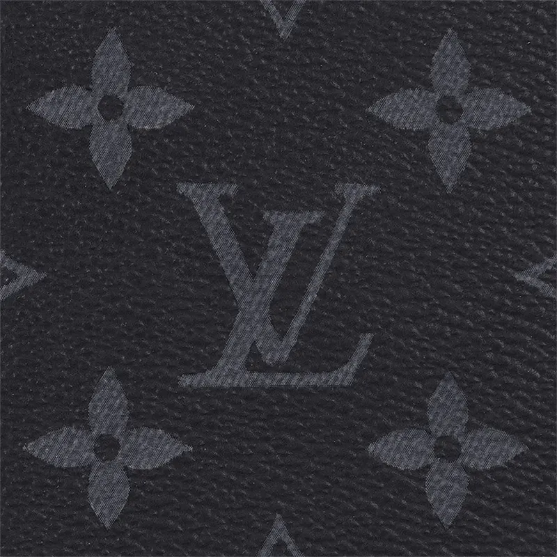 LOUIS VUITTON Vertical Zippy Wallet Monogram Eclipse Black/Gray-4