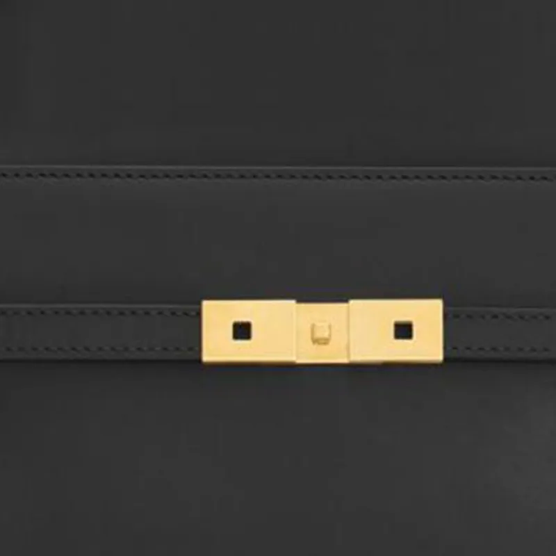 SAINT LAURENT SOLFERINO Cow Leather Shoulder Bag, Crossbody Bag Mini Women's Black-5