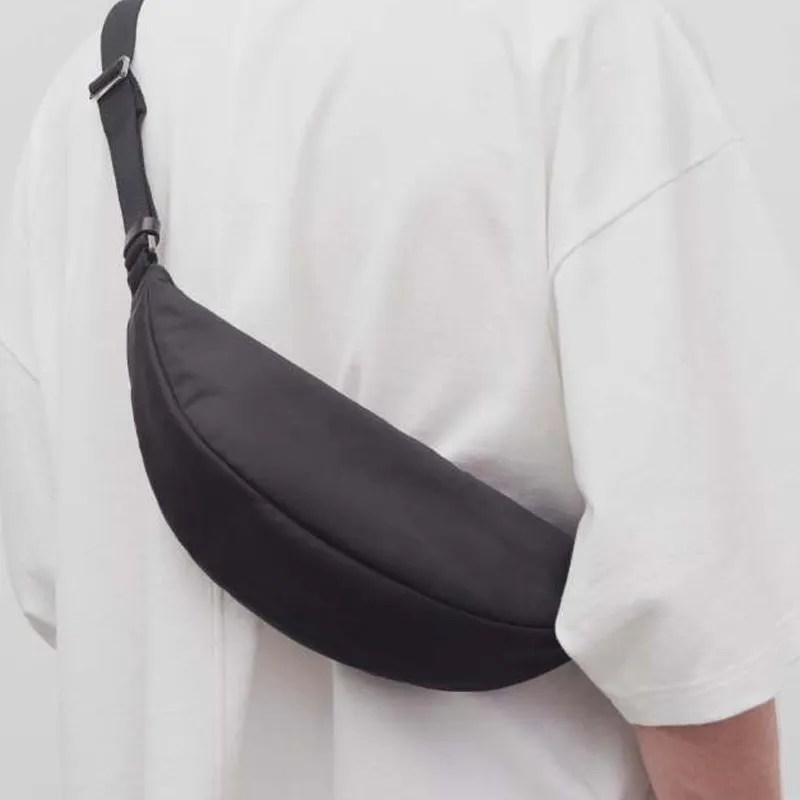 THE ROW Nylon With Polyamide And Polyester Shoulder Bag, Crossbody Bag Men's Black-4