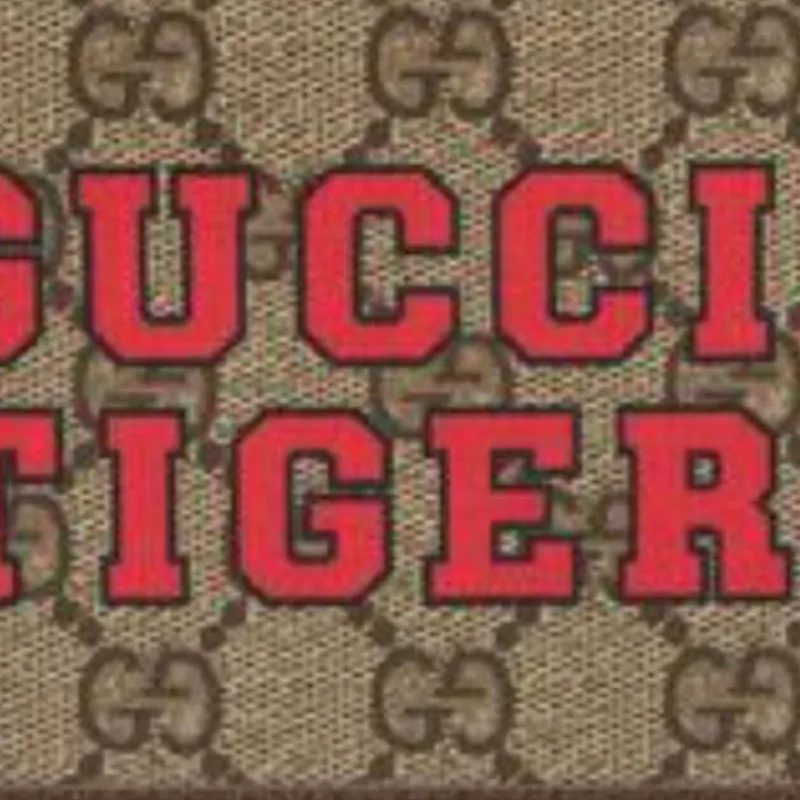 GUCCI Canvas With Leather Wallet Men's Ebony/Brown-4