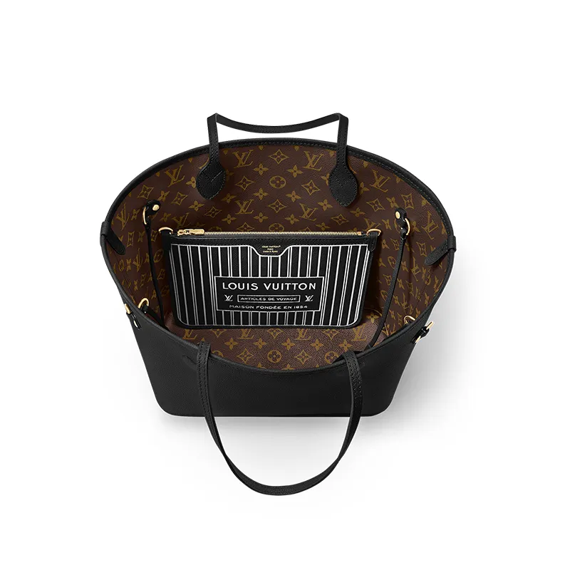LOUIS VUITTON Neverfull Mm Inside Out Black-4
