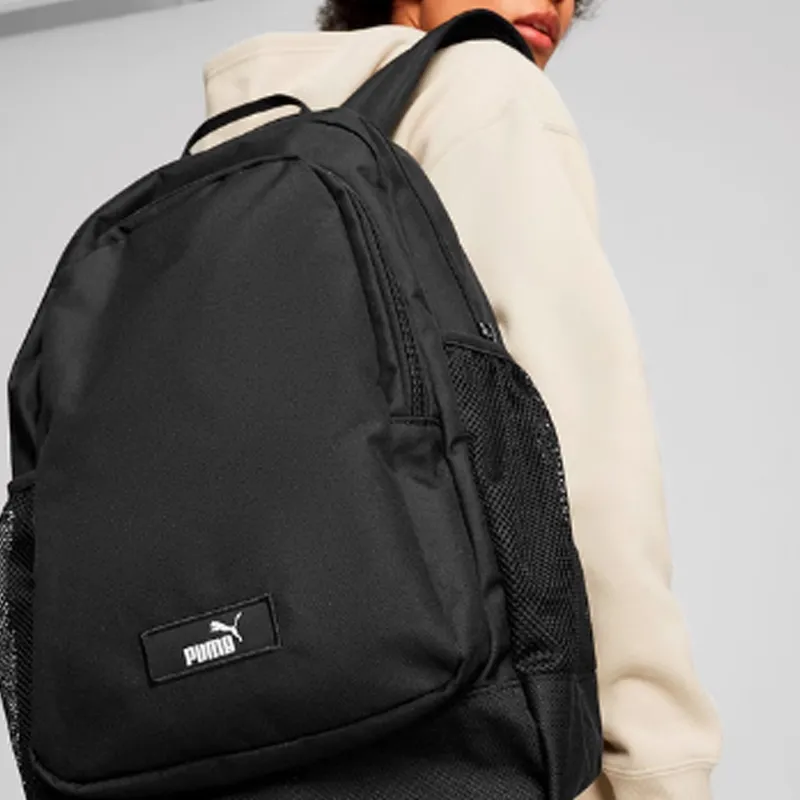 PUMA Fabric Backpack Large Size Unisex Black-3