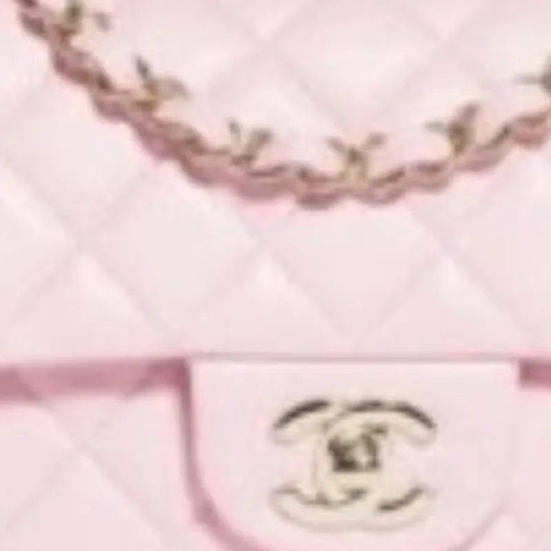 CHANEL Classic Flap CF Lambskin Shoulder Bag, Crossbody Bag Mini Women's Cherry Blossom Pink-5