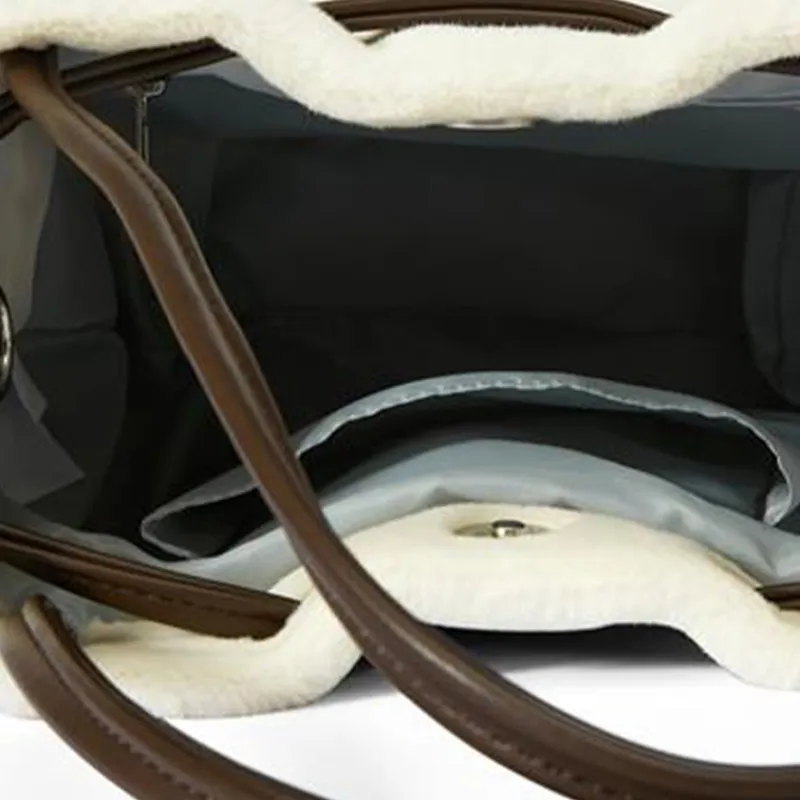Skechers Fabric Portable Crossbody Bag Shoulder Bag Regular Unisex Dark Khaki-4