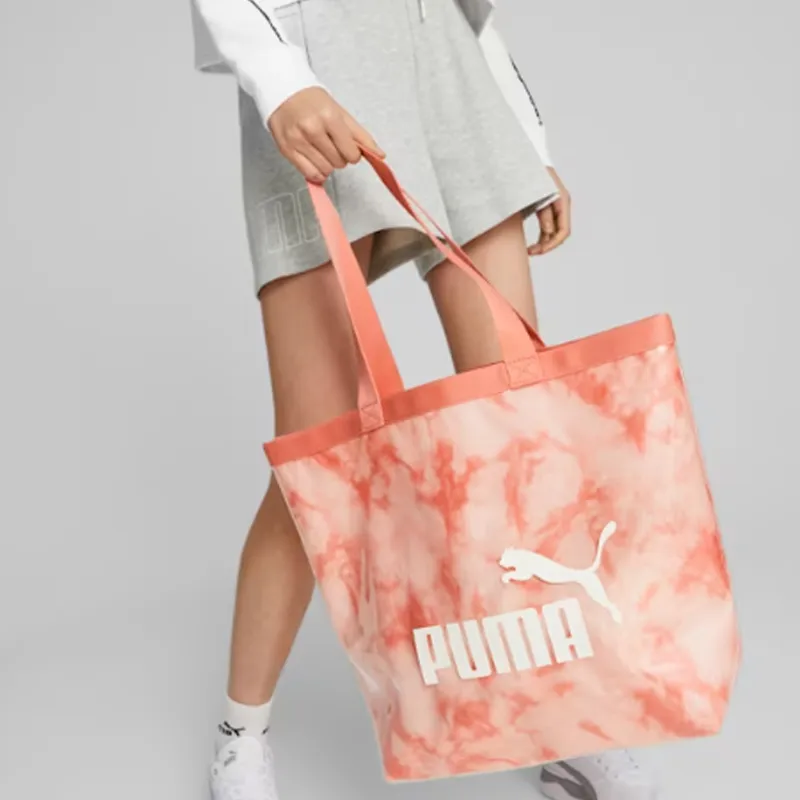 PUMA TPU Tote Bag Shopping Bag Shoulder Bag Handbag Regular Women's Pink-3