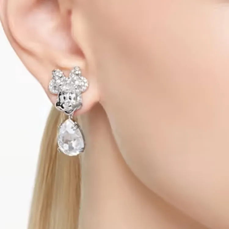 Swarovski Earrings Women's Silver-4