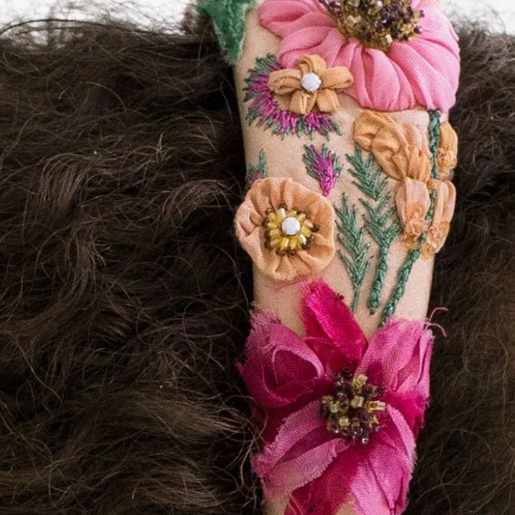 Jennifer Behr Sheryl Floral-appliqué Head Band-1