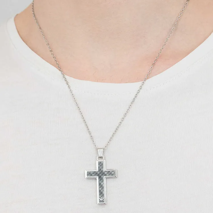 EMPORIO ARMANI Stainless Steel Necklaces Men's Silver-1