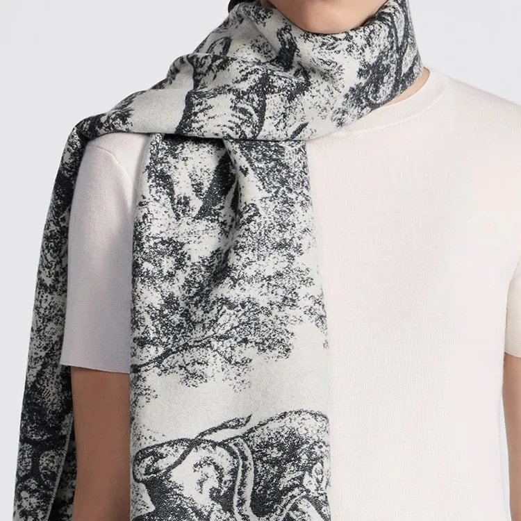 DIOR Knit Scarves Women's-3