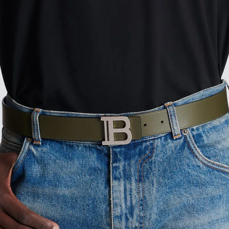 BALMAIN B Buckle Reversible Belt-2