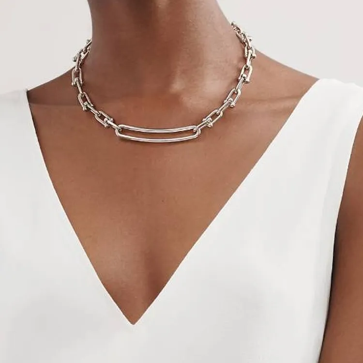 TIFFANY & CO. Sterling Silver Necklaces Women's Silver-2