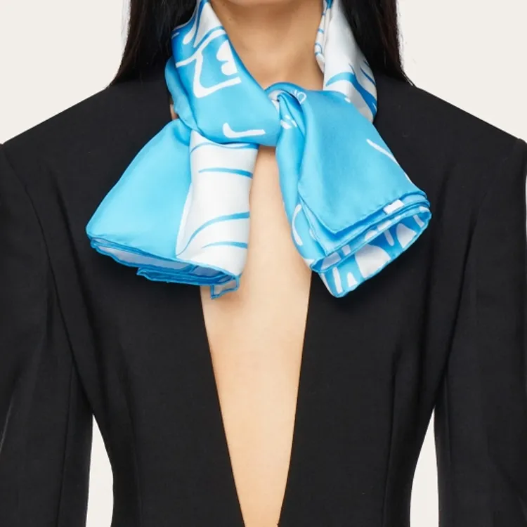 Ferragamo Venus print Silk Scarf-1