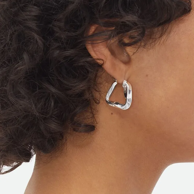 Bottega Veneta Hoop Earrings-1