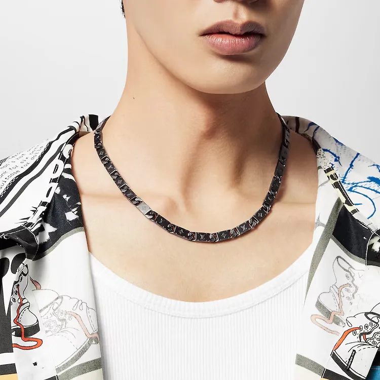 LOUIS VUITTON Monogram Tied Up Necklace-1
