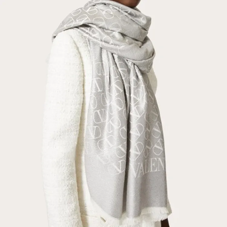 Valentino Shawls Women's Silver-1