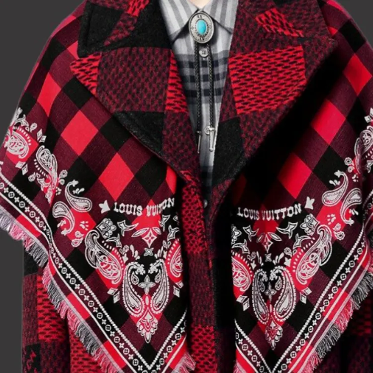 LOUIS VUITTON Damier Buffalo Stole-3
