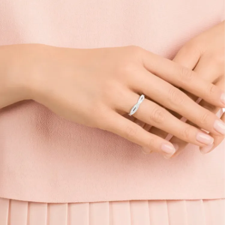 Swarovski Rhodium-Plated Rings Women's Silver-4